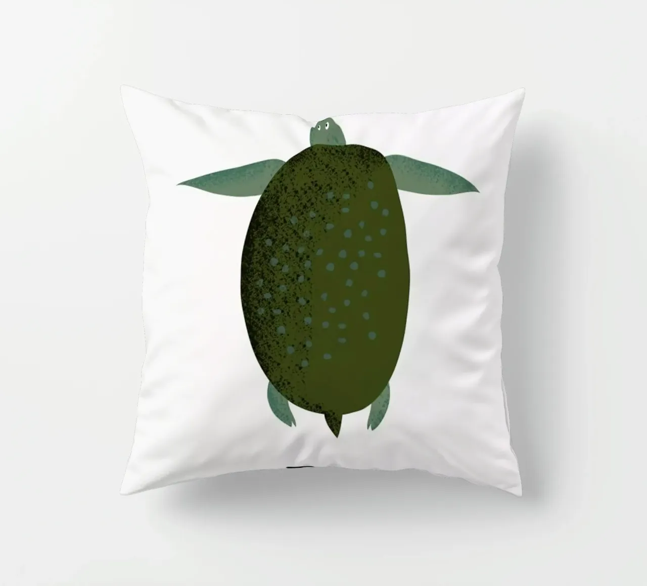 T for Turtle cuscino da Little Flourishes