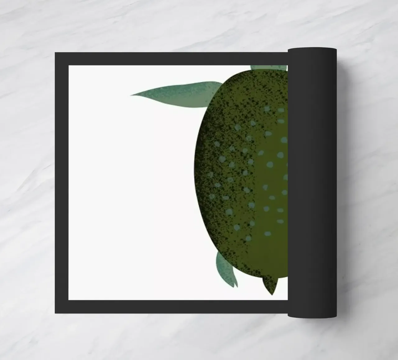 T for Turtle Fußmatte von Little Flourishes