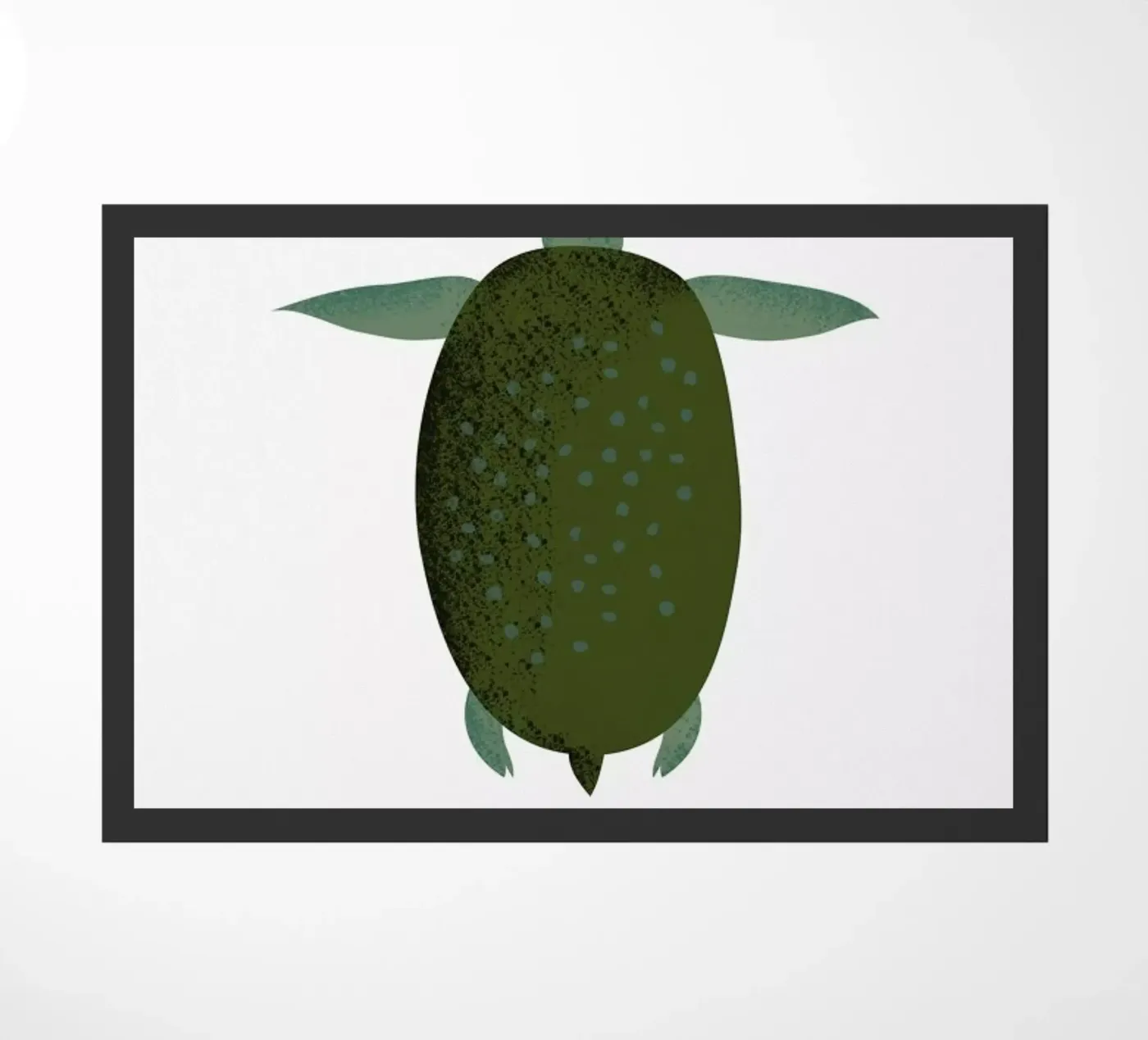 T for Turtle paillasson de Little Flourishes