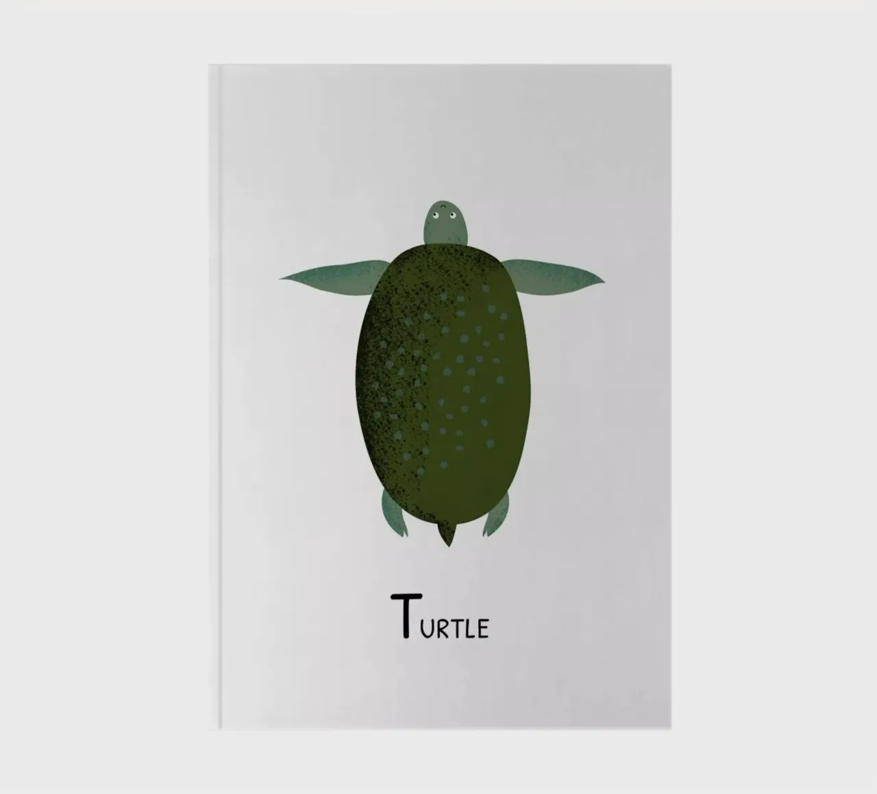 T for Turtle notitieboek van Little Flourishes