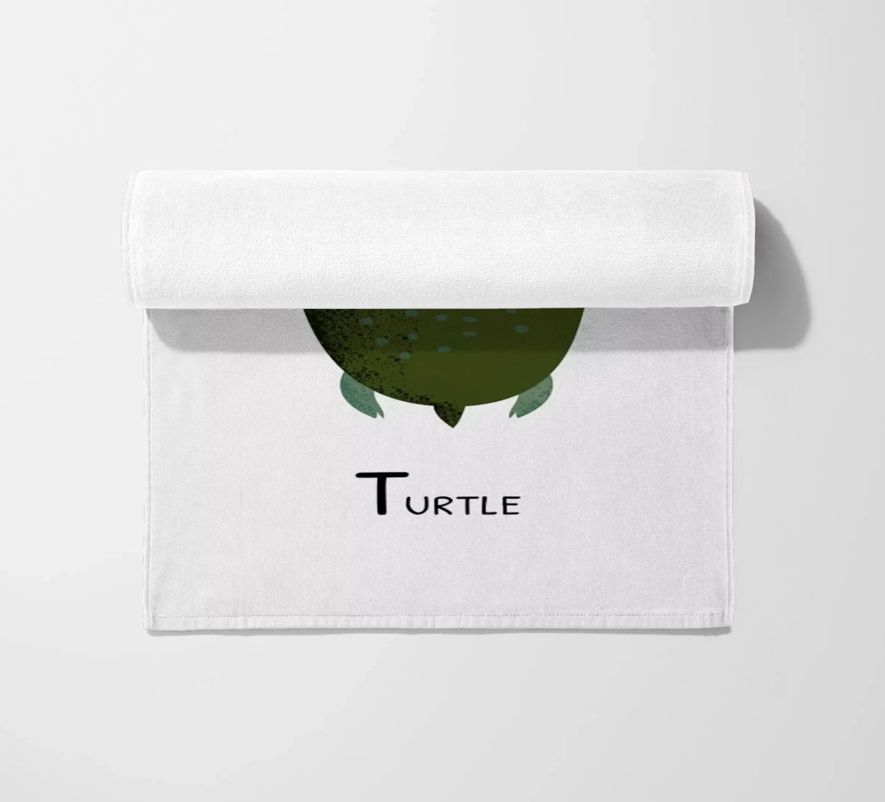 T for Turtle telo mare da Little Flourishes