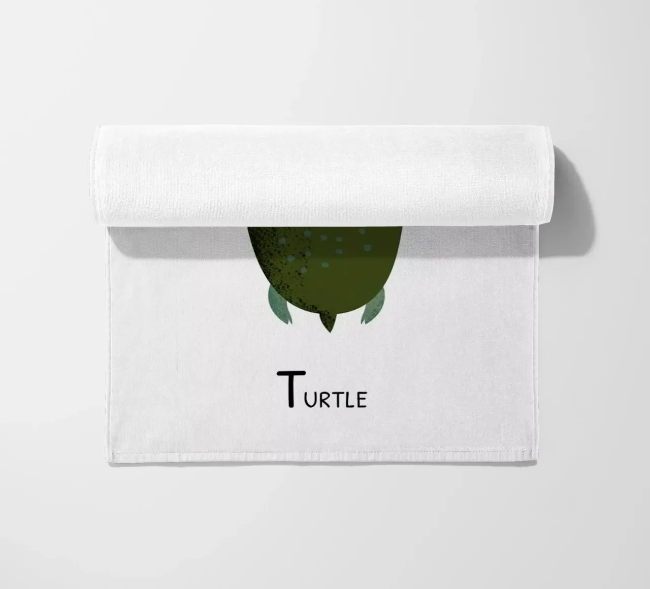 T for Turtle telo mare da Little Flourishes