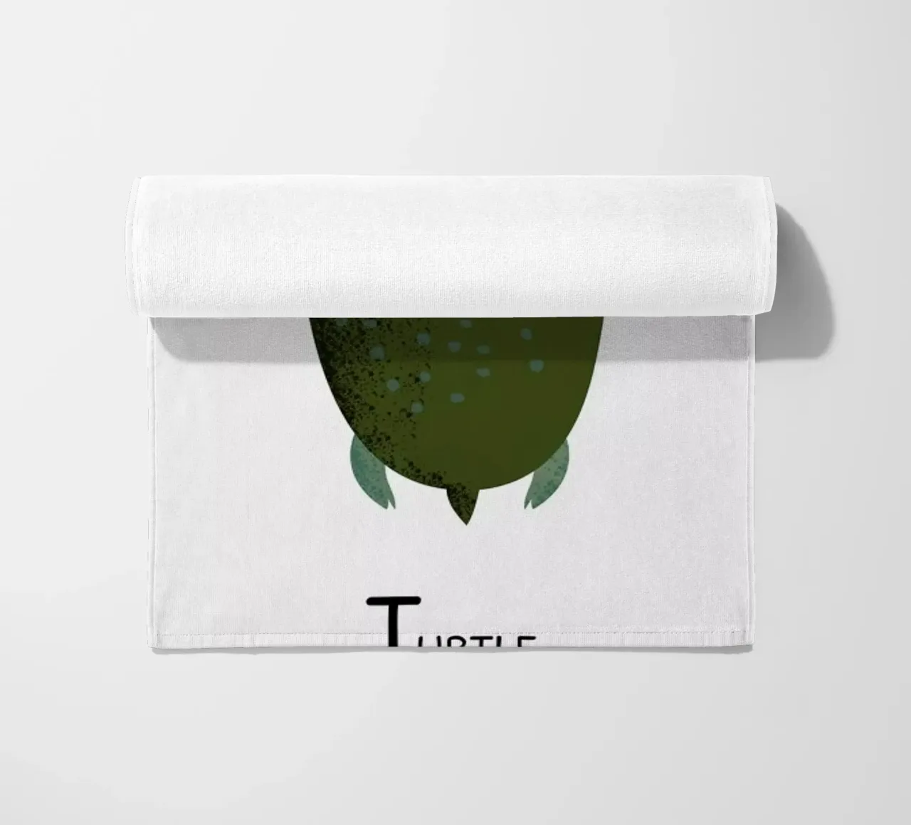 T for Turtle beach towel by Little Flourishes