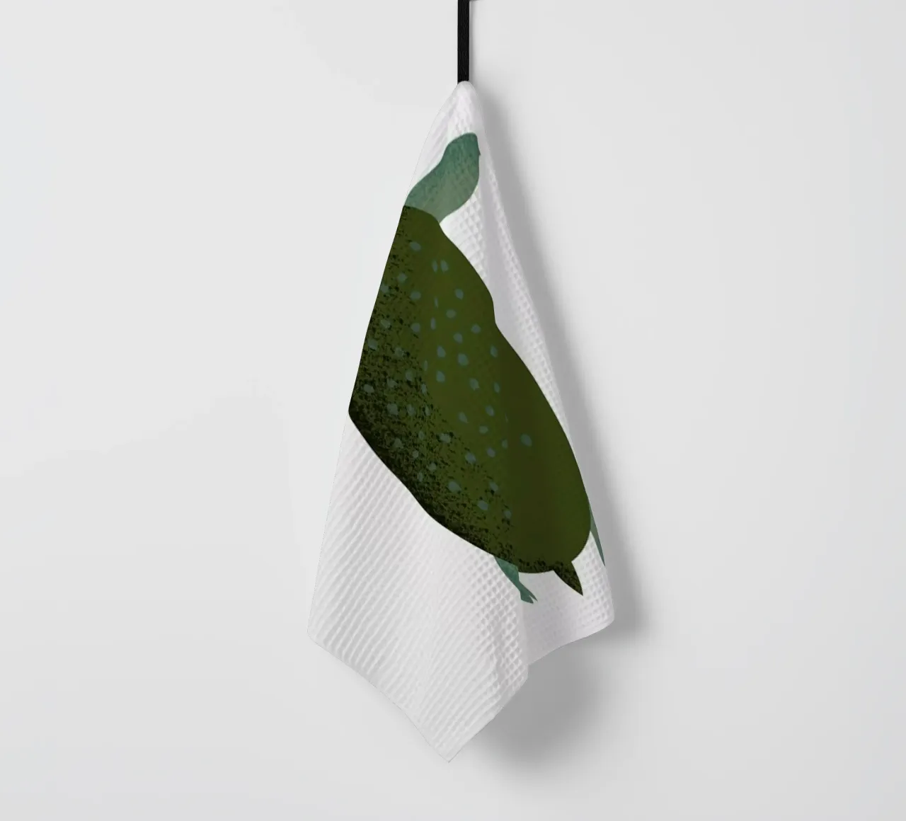 T for Turtle paño de cocina de Little Flourishes
