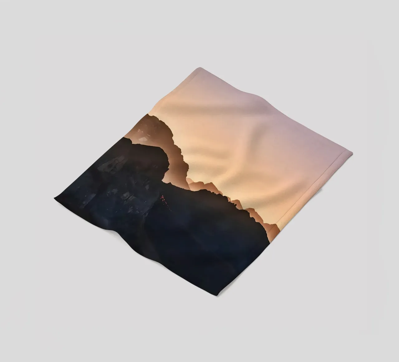 Mountain 151 fleece blanket by Matthew Katz