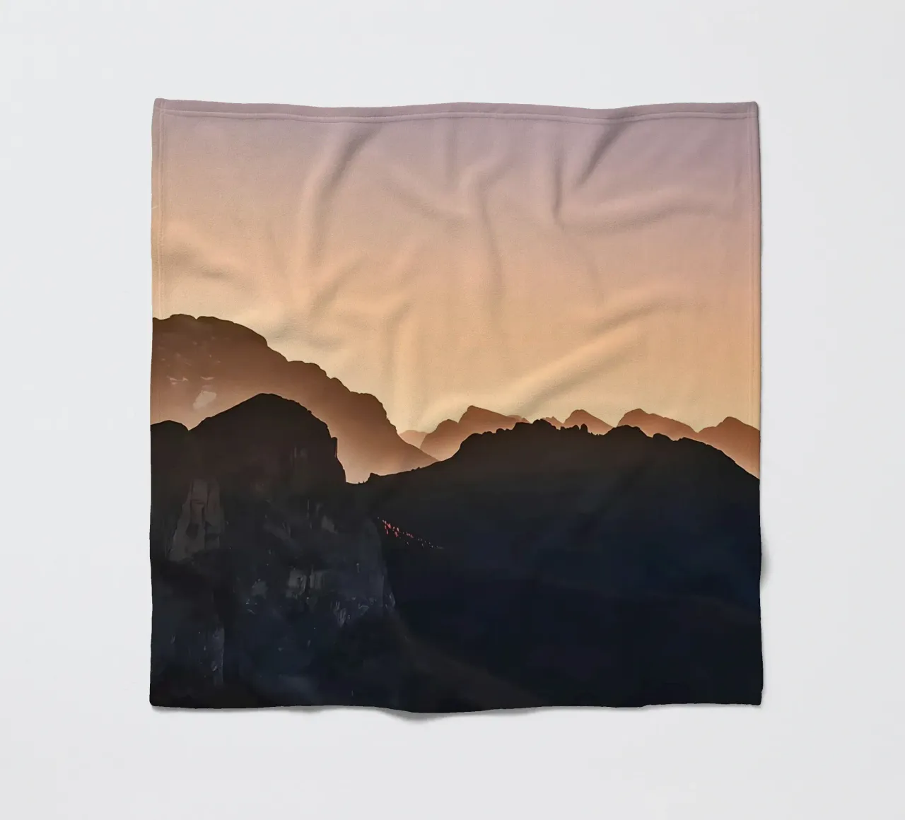 Mountain 151 fleece blanket by Matthew Katz