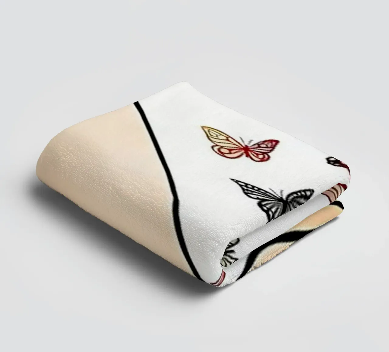 Reading Books towel by Aiden Garcia