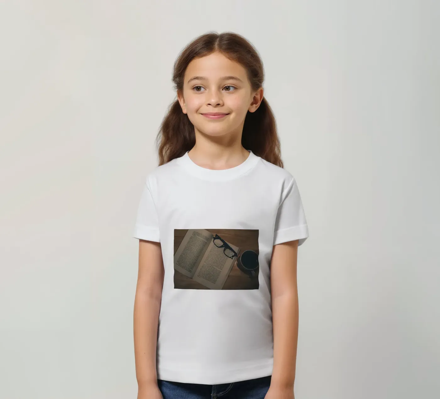 coffee and books t-shirt bambini da Aiden Garcia