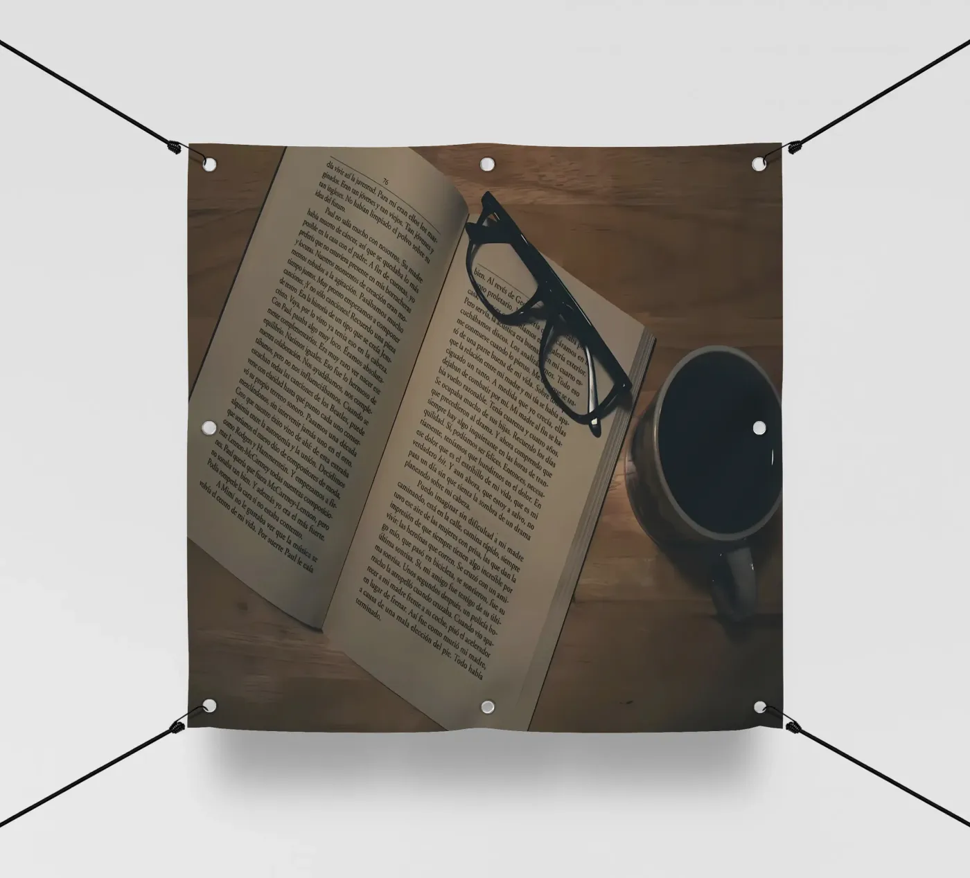 coffee and books telo in pvc da Aiden Garcia