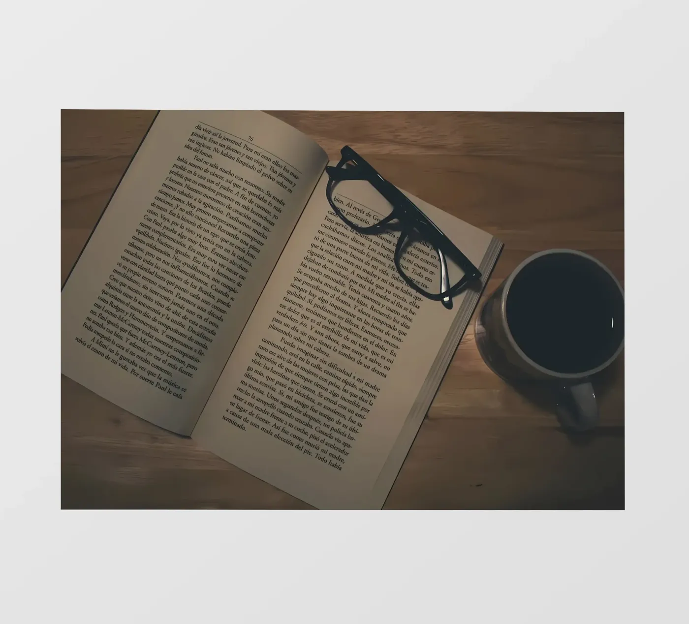 coffee and books telo in pvc da Aiden Garcia