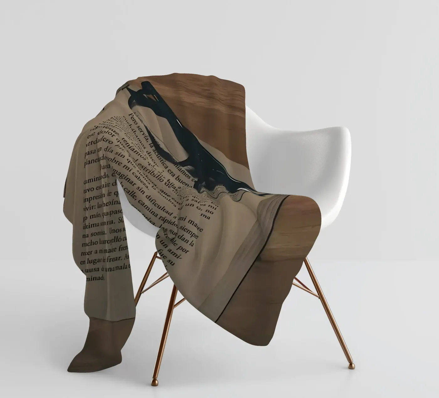 coffee and books Fleecedecke von Aiden Garcia