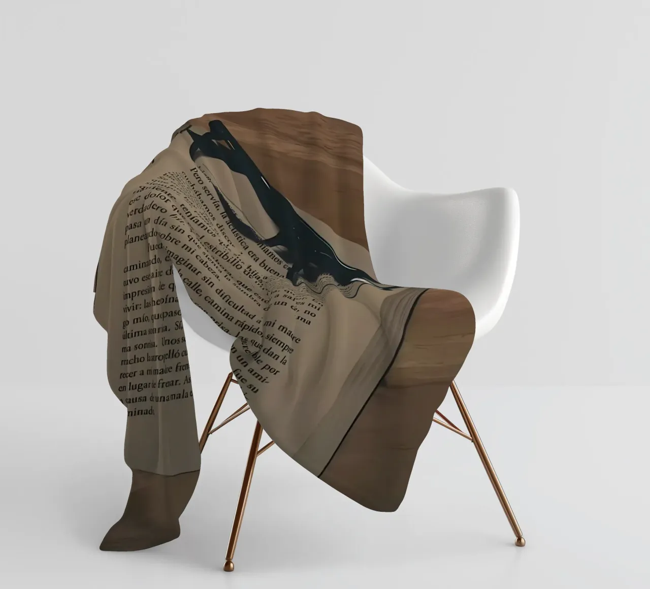 caffè e libri coperta in pile da Aiden Garcia