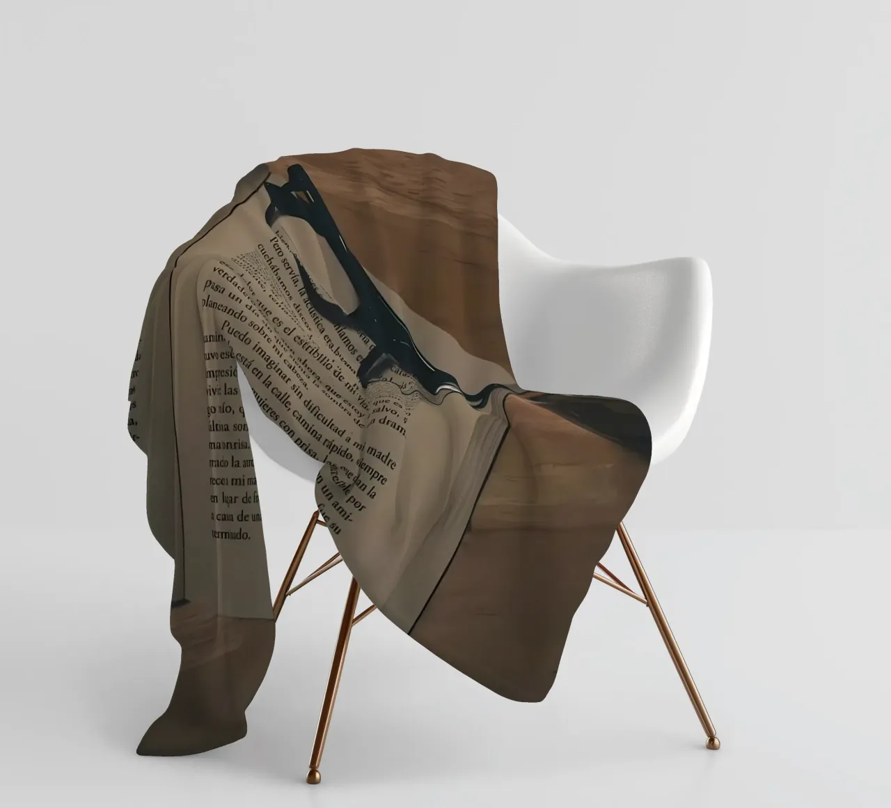 caffè e libri coperta in pile da Aiden Garcia