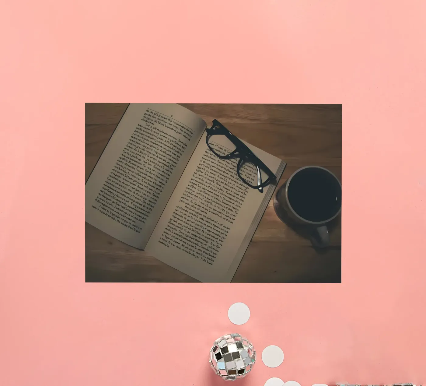 coffee and books adesivo da Aiden Garcia