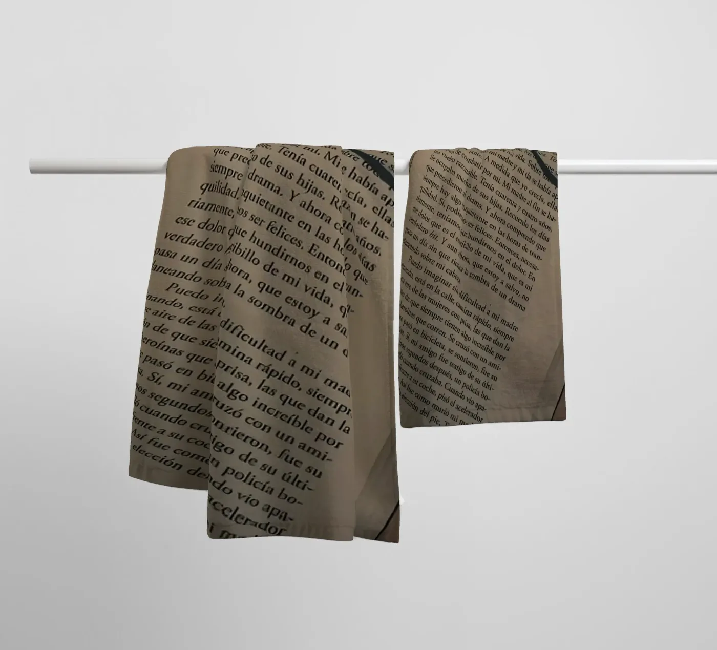 caffè e libri asciugamano da bagno da Aiden Garcia