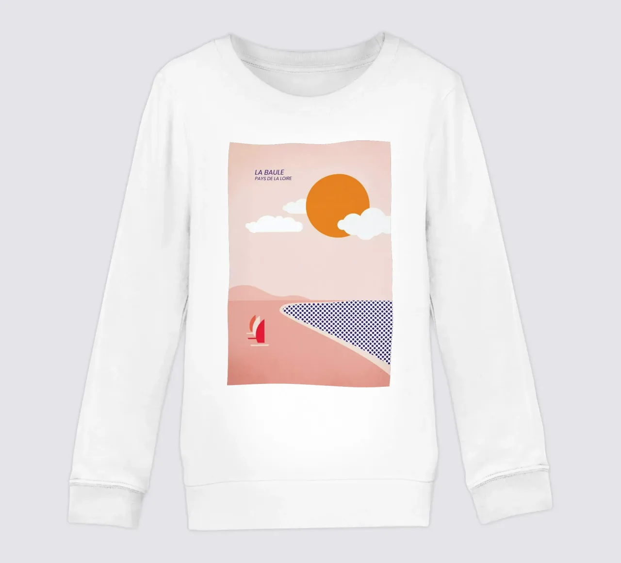 La Baule felpa bambino da The Cartography Collection