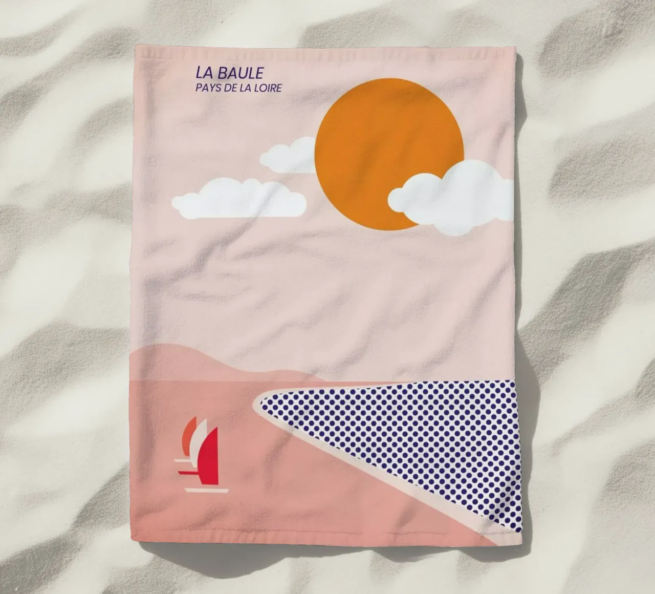 La Baule telo mare da The Cartography Collection