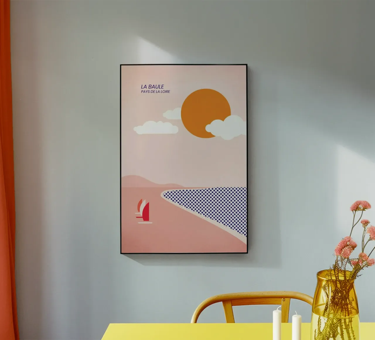 La Baule plexiglass da The Cartography Collection