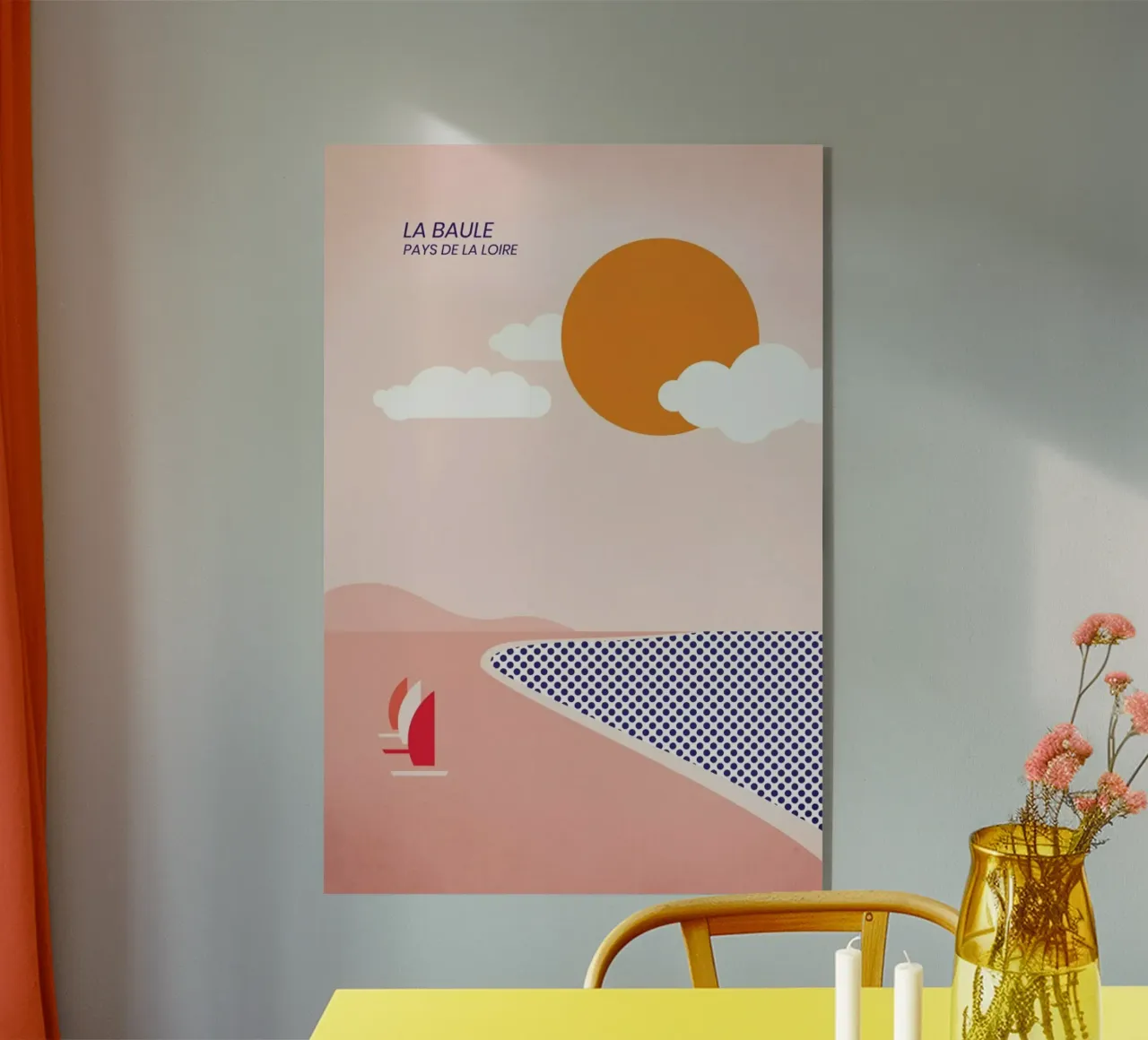 La Baule plexiglass da The Cartography Collection