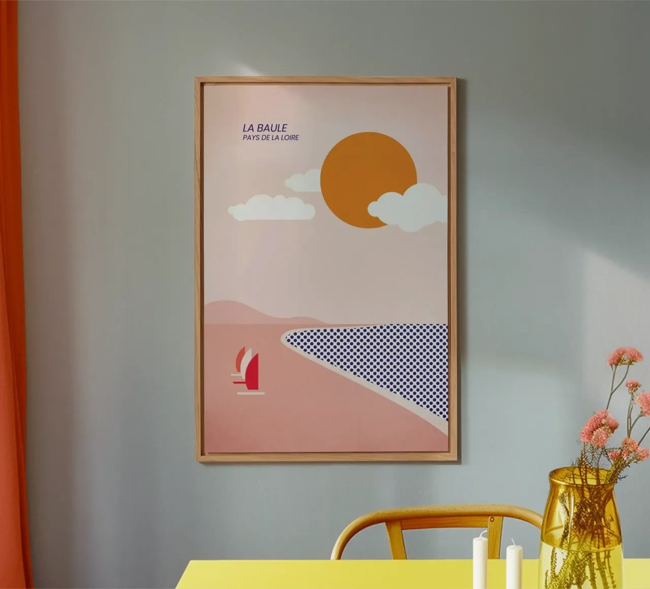 La Baule alluminio dibond da The Cartography Collection