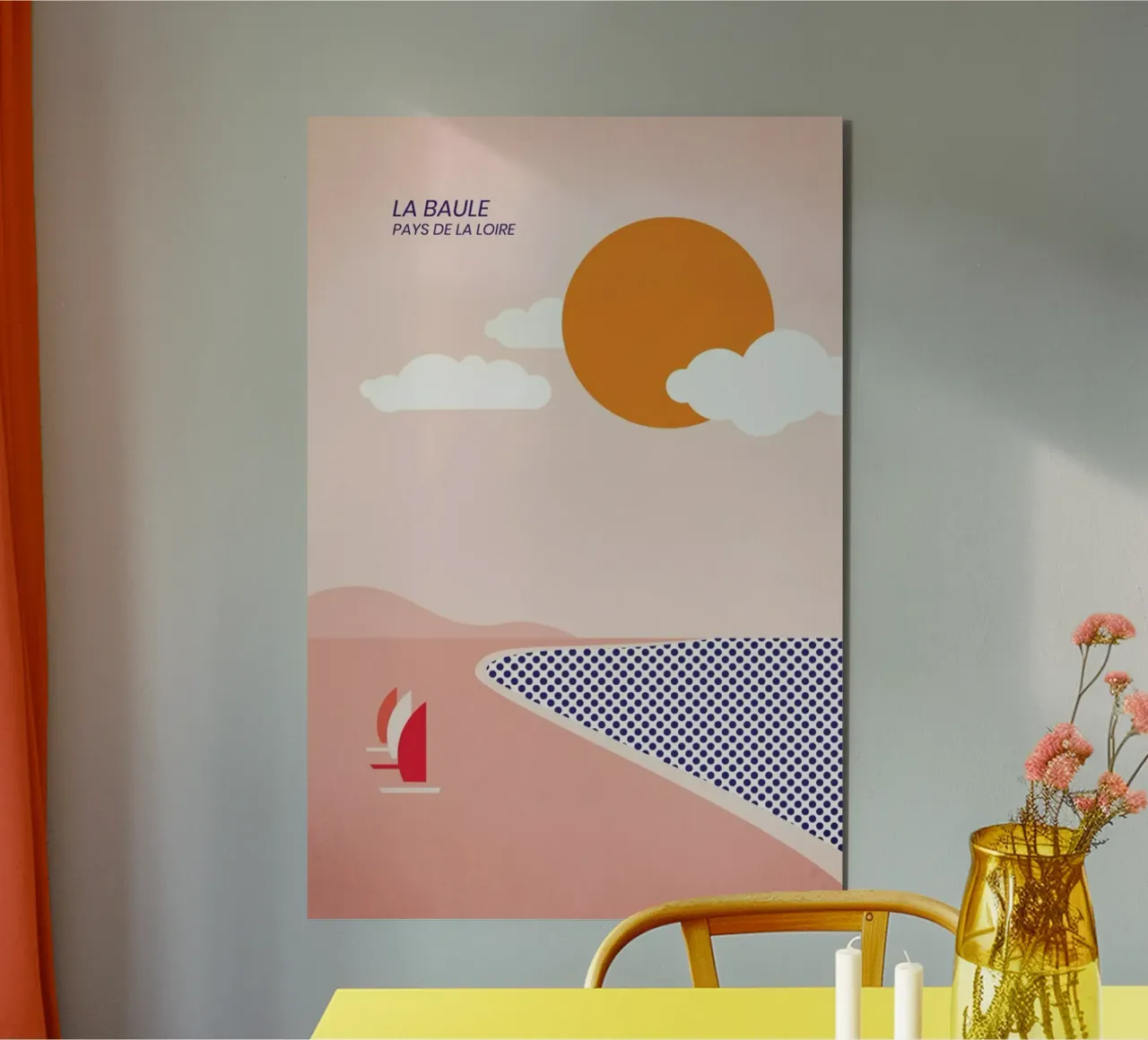 La Baule alluminio dibond da The Cartography Collection