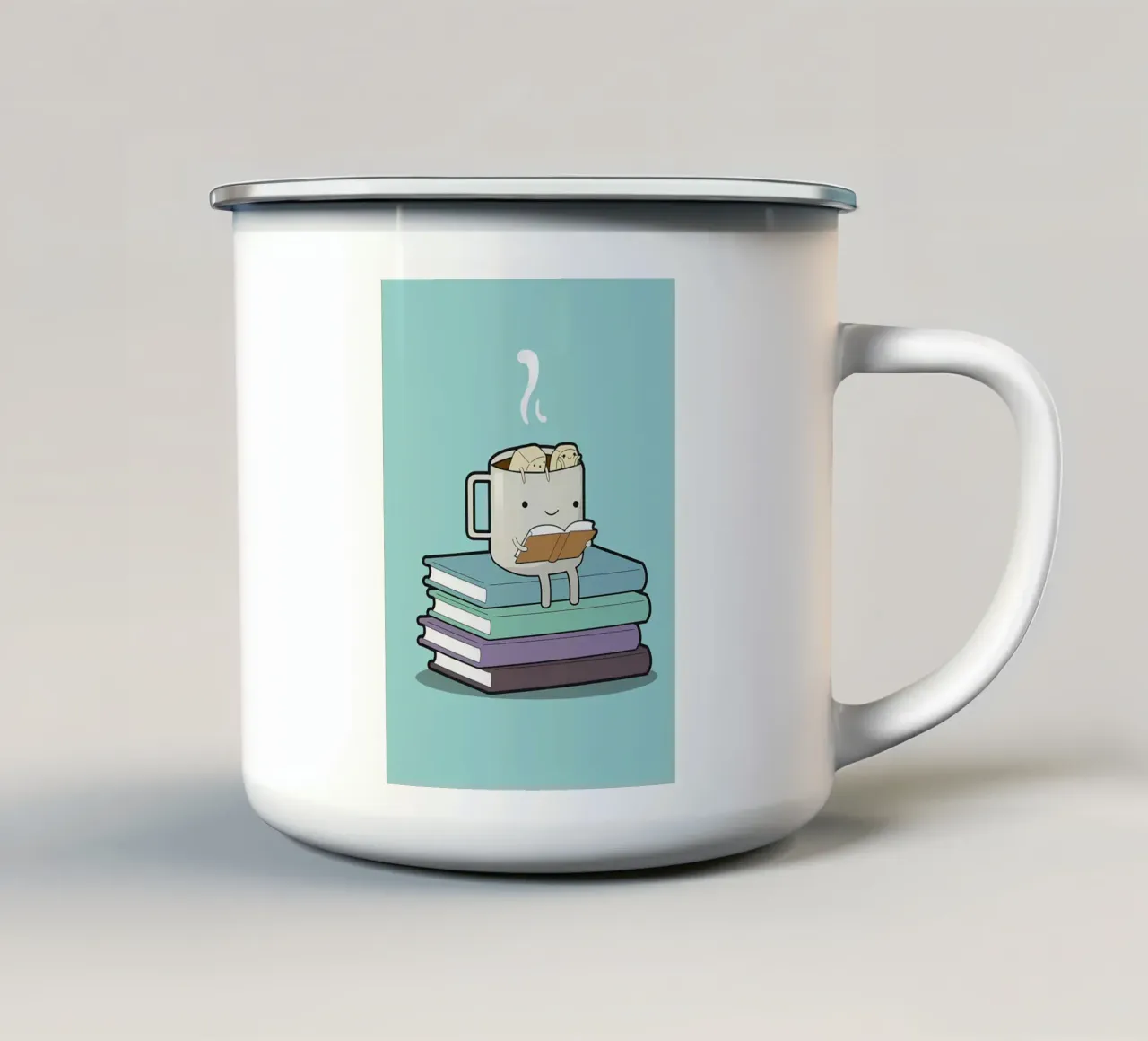 Mug enamel mug by Aiden Garcia