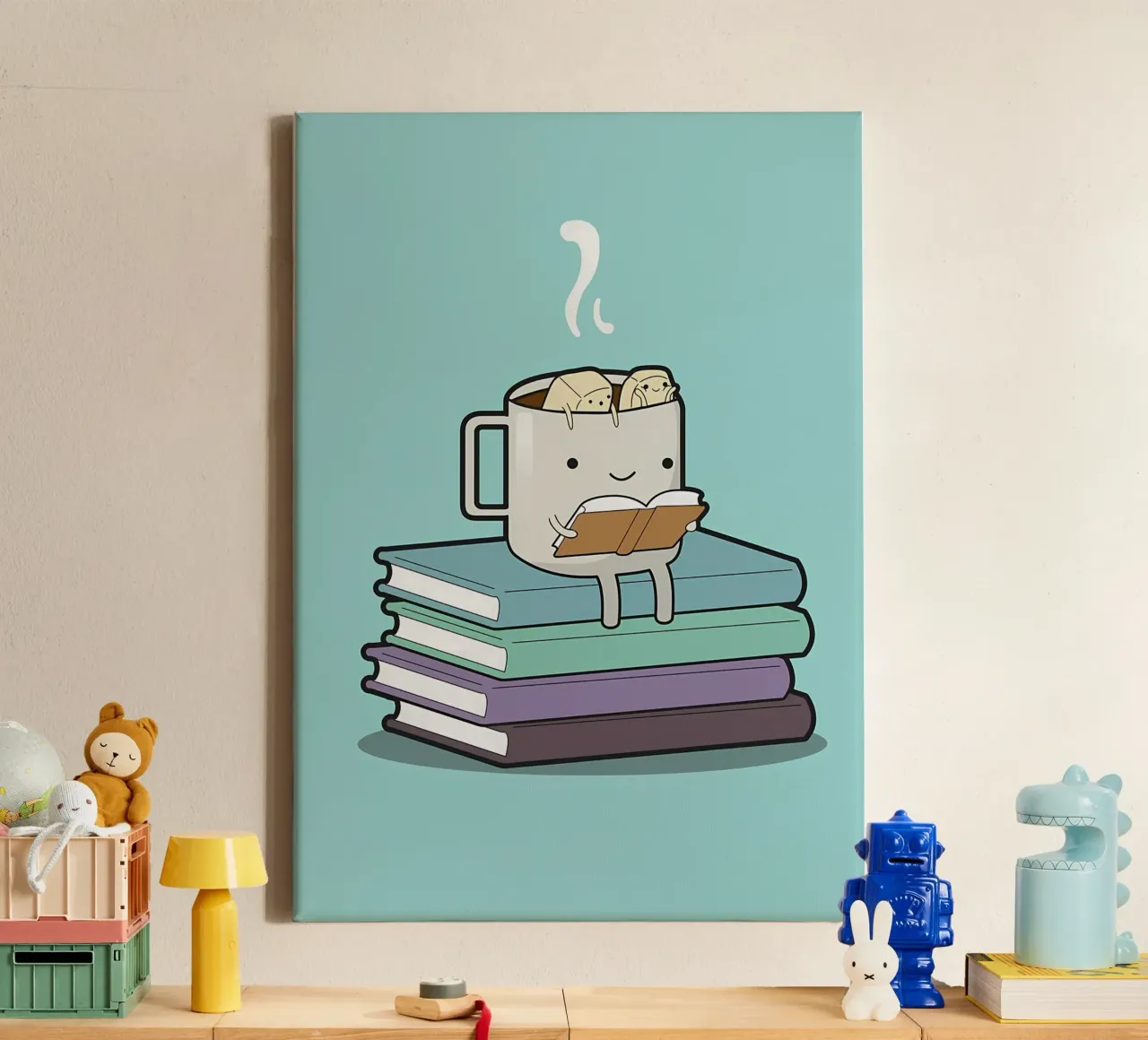 Mok canvas met Baklijst van Aiden Garcia