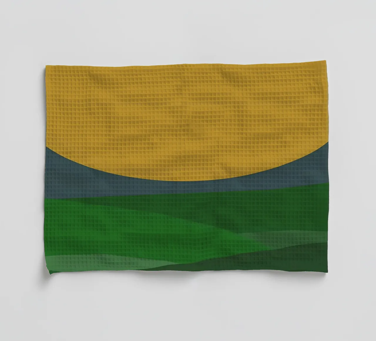 Full moon tea towel by Bartosz Powalka