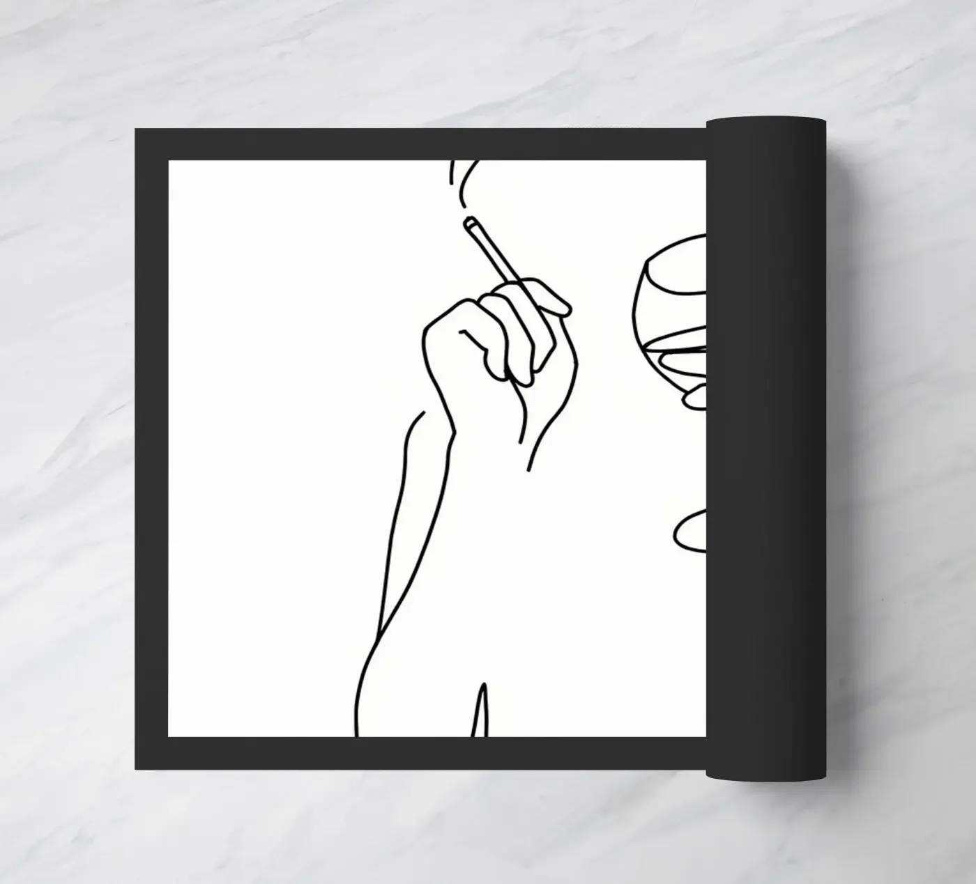 Vino e sigarette zerbino da Aiden Garcia