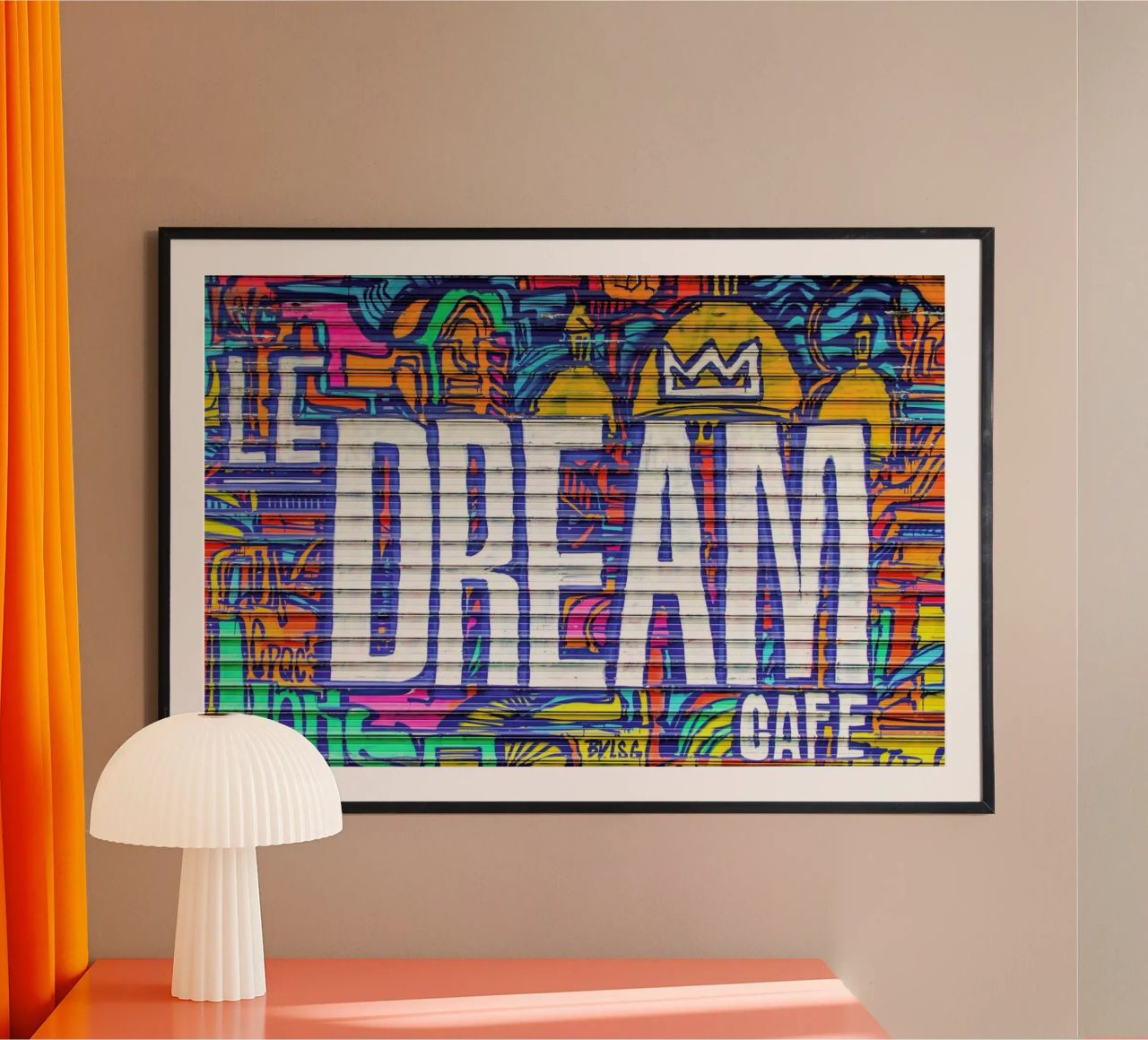 Le Dream Caf‚ poster by Magdalena Martin Photography