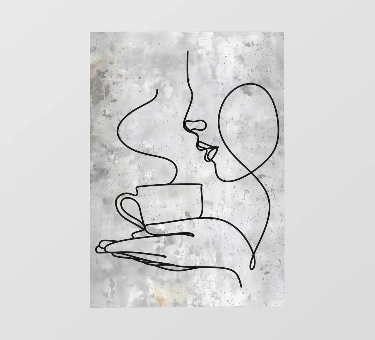 Tazza da caffè Bar Line Art pellicola backlit da Aiden Garcia