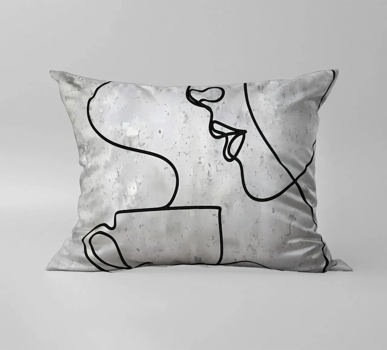 Tazza da caffè Bar Line Art cuscino da Aiden Garcia