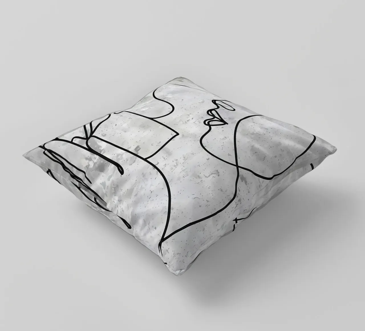 Tazza da caffè Bar Line Art cuscino da Aiden Garcia