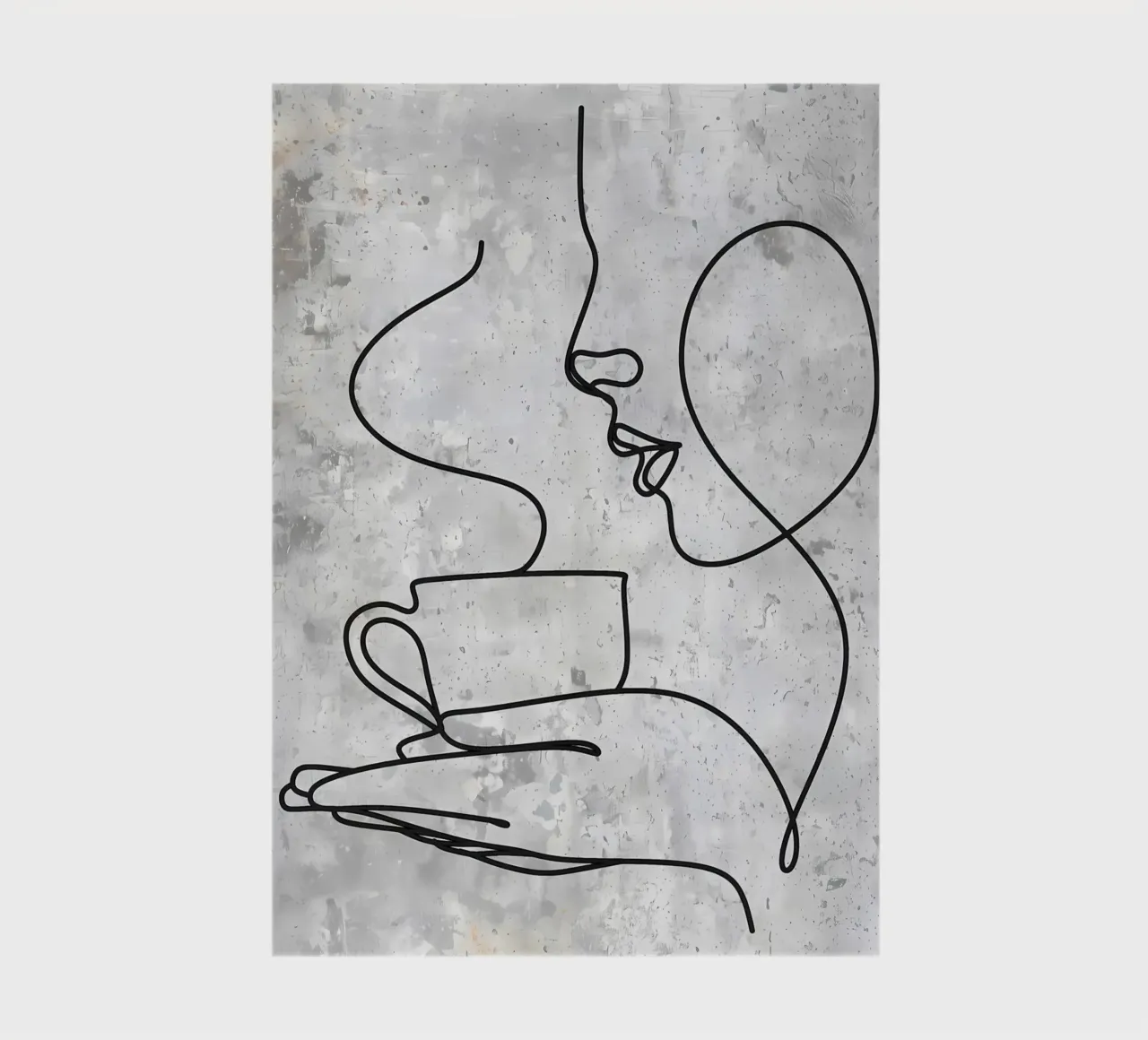 Tazza da caffè Bar Line Art diario da Aiden Garcia