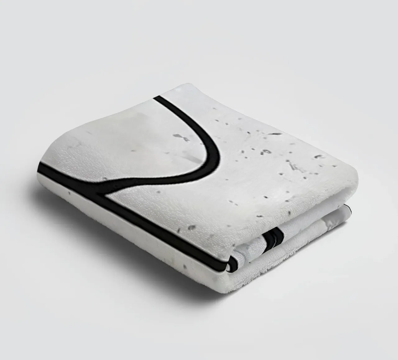 Coffee Bar Line Art Coffee Cup towel by Aiden Garcia