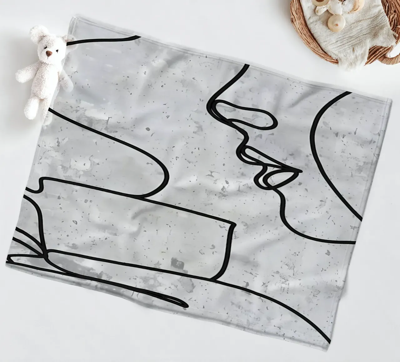 Tazza da caffè Bar Line Art coperta in pile da Aiden Garcia