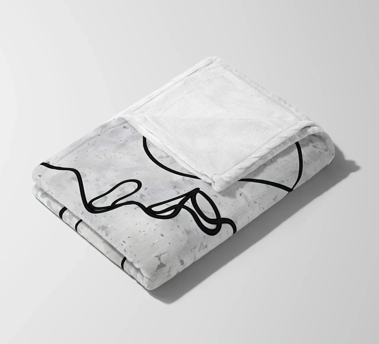 Tazza da caffè Bar Line Art coperta in pile da Aiden Garcia