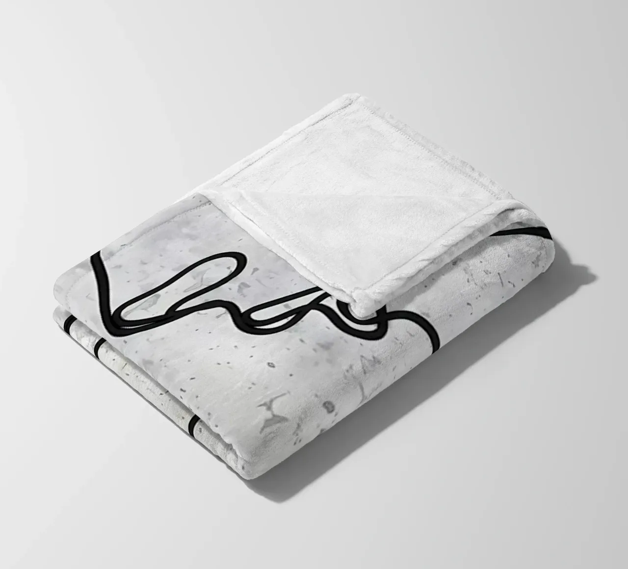 Tazza da caffè Bar Line Art coperta in pile da Aiden Garcia