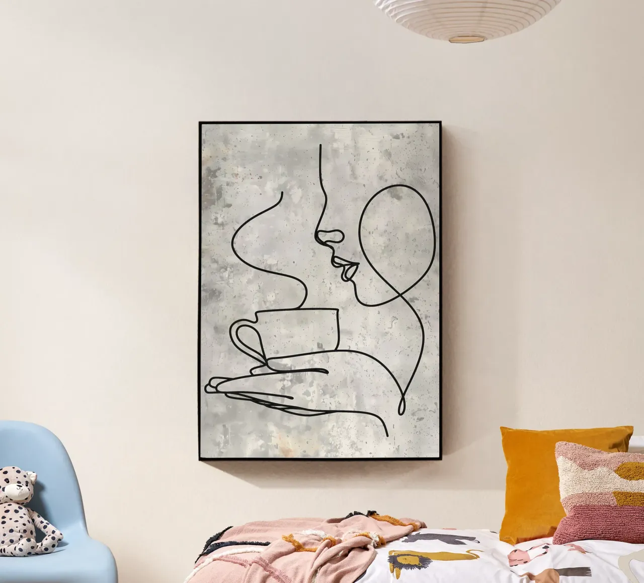 Tazza da caffè Bar Line Art plexiglass da Aiden Garcia