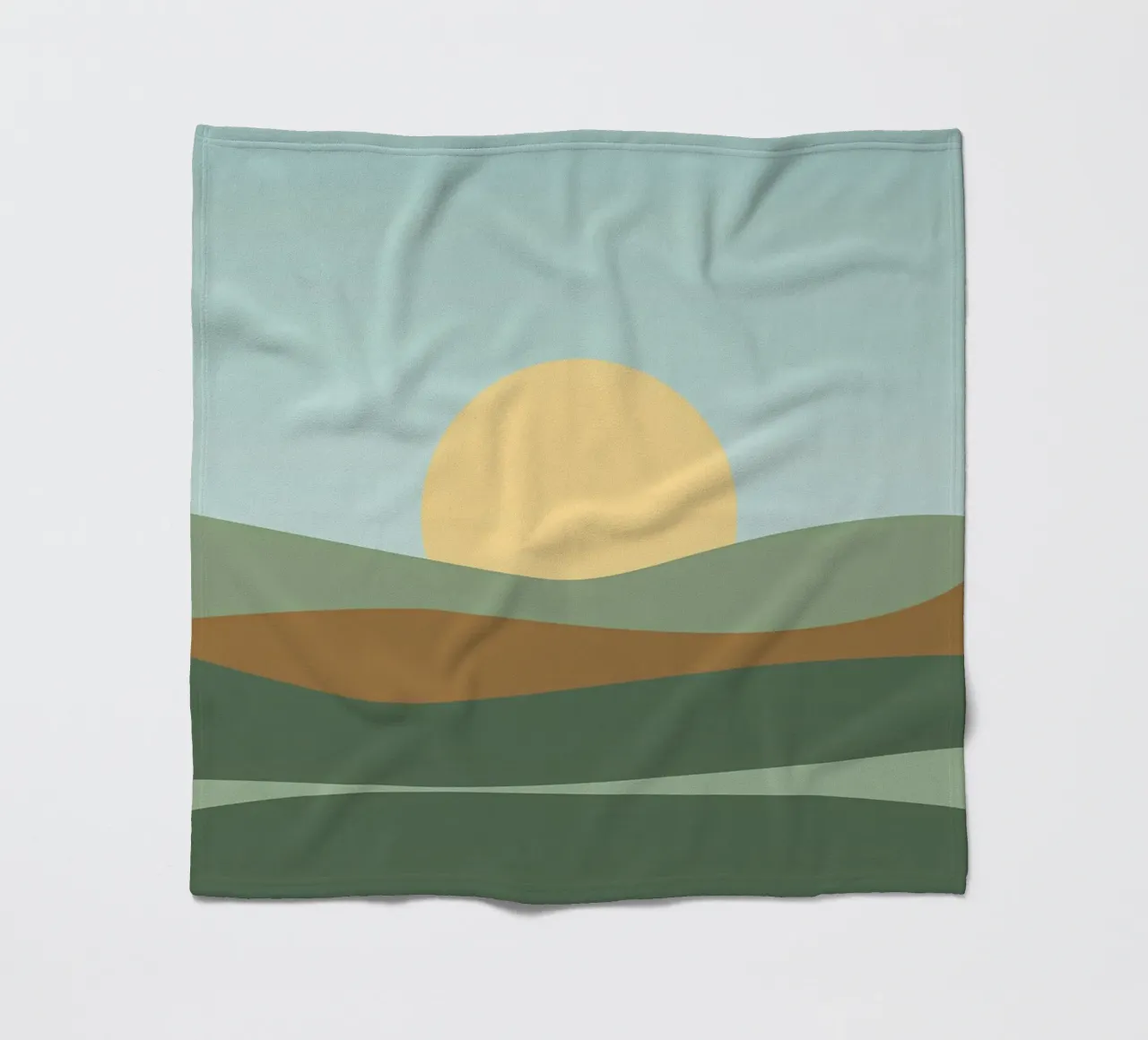 Tramonto semplice 01 coperta in pile da Bartosz Powalka