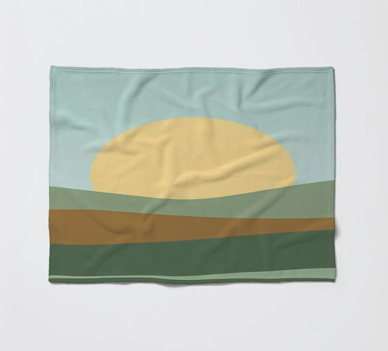 Tramonto semplice 01 coperta in pile da Bartosz Powalka