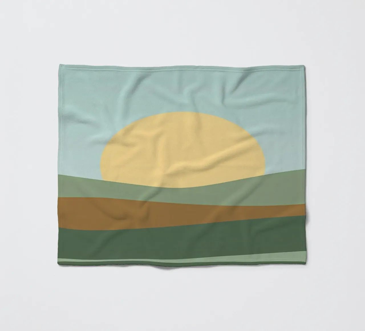 Tramonto semplice 01 coperta in pile da Bartosz Powalka