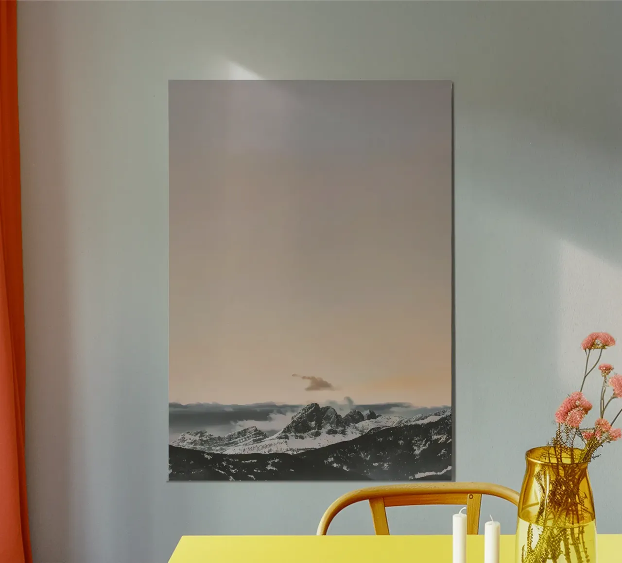 Paesaggio 234 poster con telaio in legno da Matthew Katz