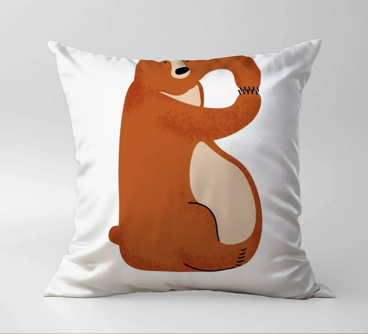 B for Bear cuscino da Little Flourishes