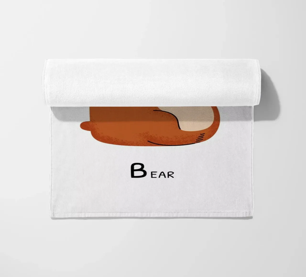 B for Bear telo mare da Little Flourishes