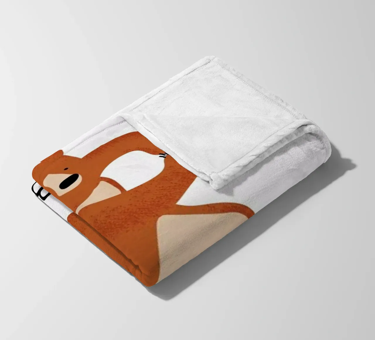 B for Bear coperta in pile da Little Flourishes