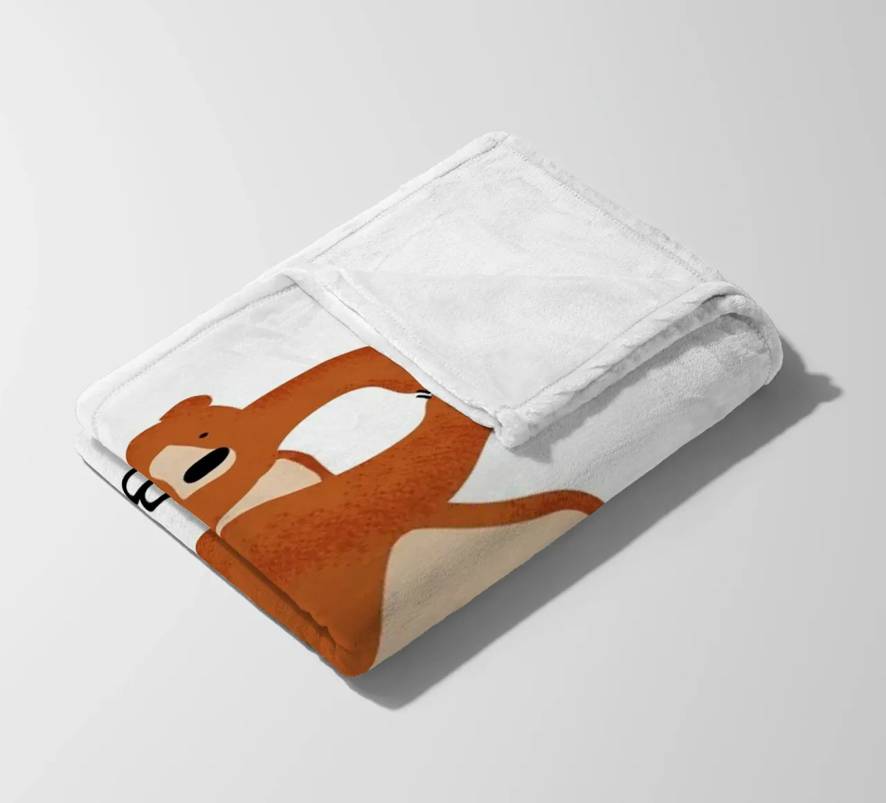 B for Bear coperta in pile da Little Flourishes