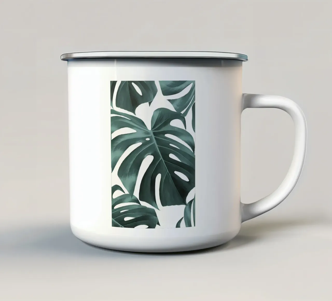 Minimalista floreale A38 tazza in smalto da Nicholas Campbell