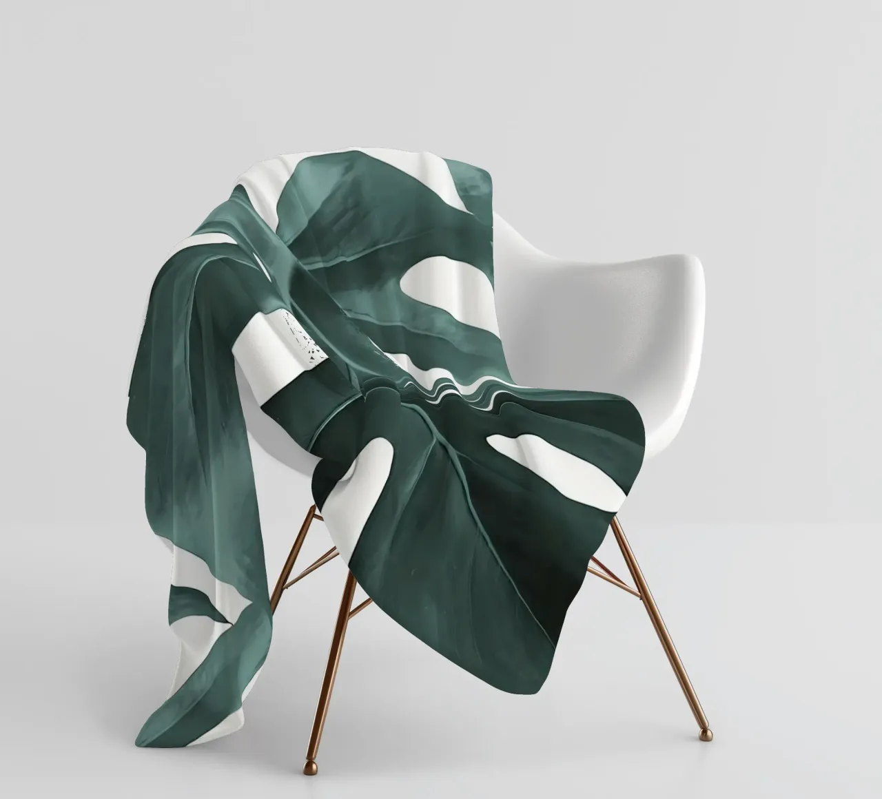 Minimalista floreale A38 coperta in pile da Nicholas Campbell