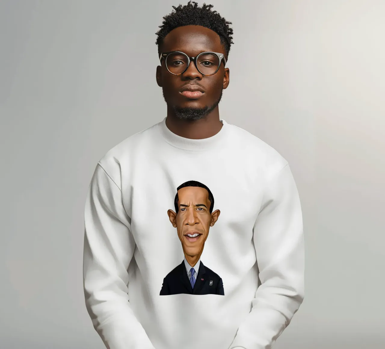 Barrack Obama felpa da Rob Art | Illustration